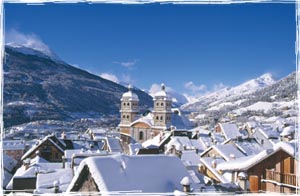 Briançon sous la neige